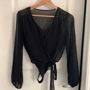 Black Body Suit by Wilfred. New without Tags. Extra small